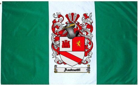 Andreotti family crest coat of arms flag