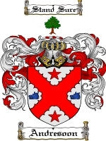 Andresoon coat of arms family crest download