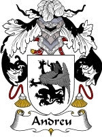 Andreu coat of arms family crest download