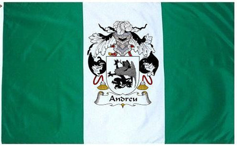 Andreu family crest coat of arms flag