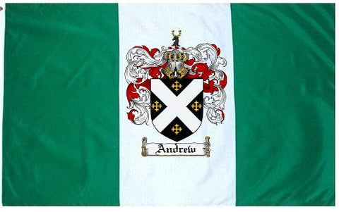 Andrew family crest coat of arms flag