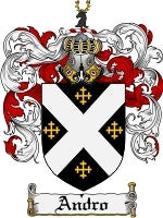 Andro coat of arms family crest download
