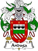 Anduga coat of arms family crest download