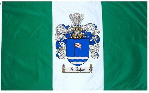 Andujar Coat of Arms Flag / Family Crest Flag – Family Crests