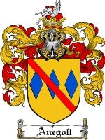 Anegoll coat of arms family crest download