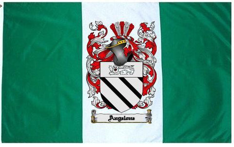 Angelone family crest coat of arms flag