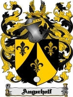 Angerholf coat of arms family crest download