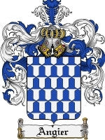 Angier coat of arms family crest download