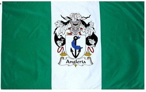 Angleria family crest coat of arms flag