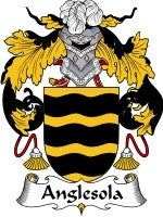 Anglesola coat of arms family crest download