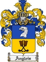 Anglois coat of arms family crest download