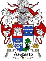 Angosto coat of arms family crest download