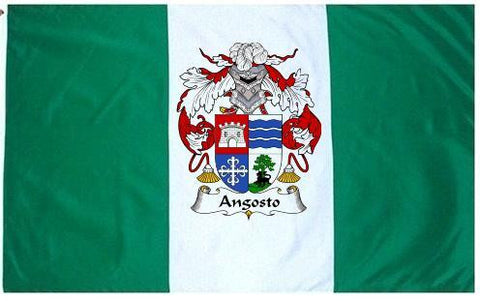 Angosto family crest coat of arms flag