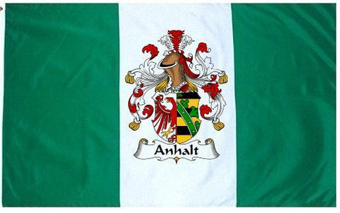 Anhalt family crest coat of arms flag