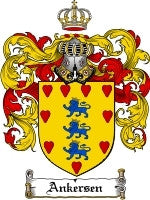 Ankersen coat of arms family crest download