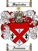 Annane coat of arms family crest download