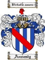 Annesly coat of arms family crest download