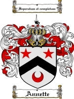 Annette coat of arms family crest download