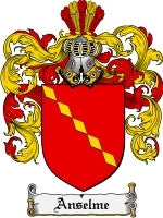 Anselme coat of arms family crest download