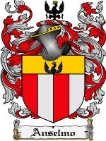 Anselmo coat of arms family crest download