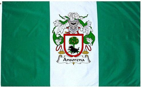 Ansorena family crest coat of arms flag