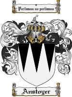 Anstoyer coat of arms family crest download