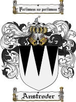 Anstroder coat of arms family crest download