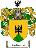 Antinucci coat of arms family crest download