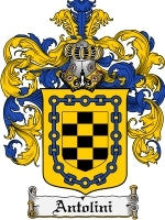 Antolini coat of arms family crest download