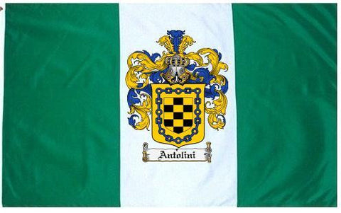 Antolini family crest coat of arms flag