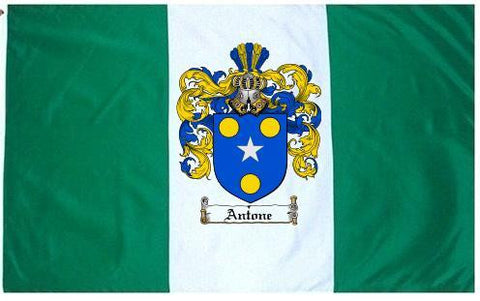 Antone family crest coat of arms flag