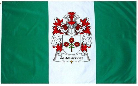 Antoniewicz family crest coat of arms flag