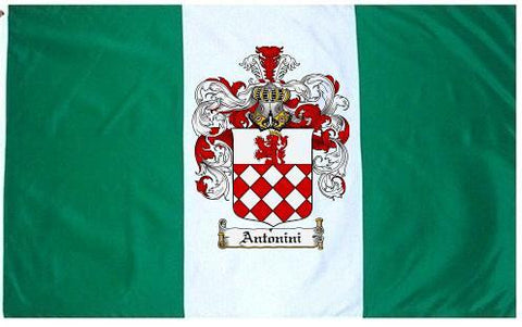 Antonini family crest coat of arms flag