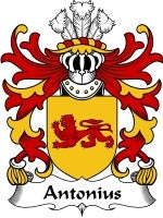 Antonius coat of arms family crest download