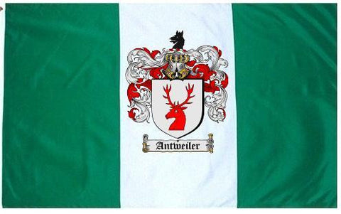 Antweiler family crest coat of arms flag