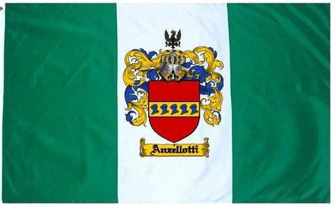 Anzellotti family crest coat of arms flag