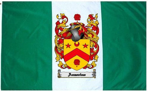 Anzovino family crest coat of arms flag