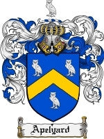 Apelyard coat of arms family crest download