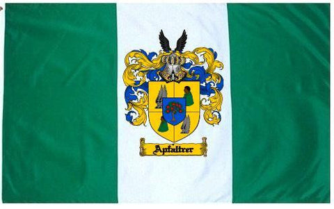 Apfaltrer family crest coat of arms flag