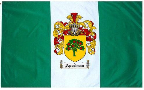 Appelman family crest coat of arms flag