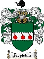 Appleton coat of arms family crest download