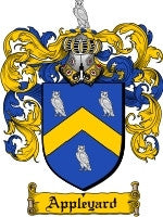 Appleyard coat of arms family crest download