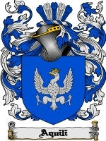 Aquili coat of arms family crest download