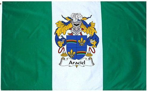 Araciel family crest coat of arms flag