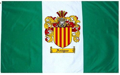 Aragao family crest coat of arms flag