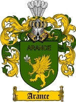 Arance coat of arms family crest download