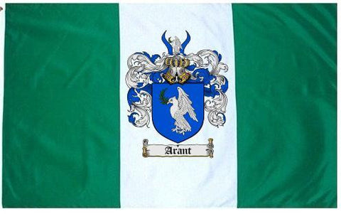 Arant family crest coat of arms flag