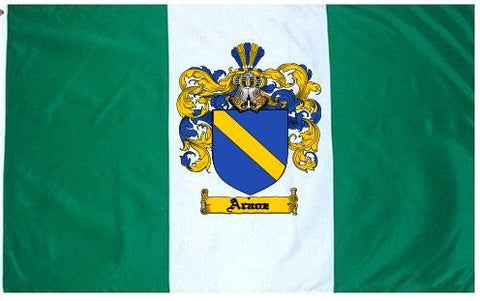 Araoz family crest coat of arms flag