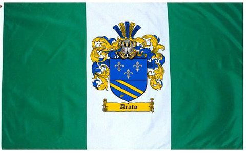 Arato family crest coat of arms flag