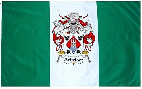 Arbelaez family crest coat of arms flag